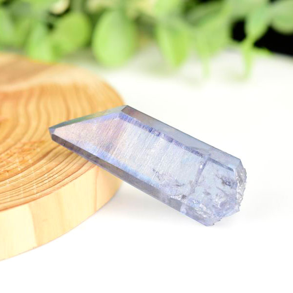 アクアオーラ スカイブルーオーラ アーカンソー 水晶 タンザンオーラ オーラクォーツ 蒸着水晶 ポイント 単結晶 原石