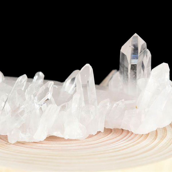 アーカンソー産水晶・ゴールデンヒーラー・黒水晶｜クラスター｜鉱物