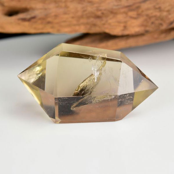 レインボーシトリン 虹入り シトリン 黄水晶 ダブルポイント DT ダブルターミネイテッド 両剣水晶 天然石 パワーストーン