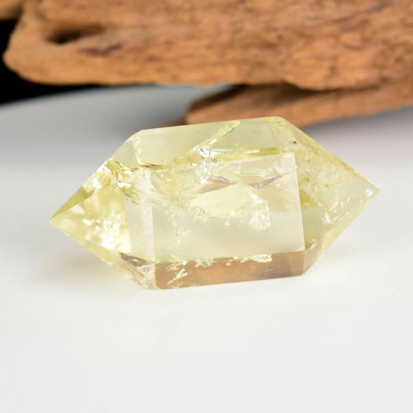 レインボーシトリン 虹入り シトリン 黄水晶 ダブルポイント DT ダブルターミネイテッド 両剣水晶 天然石 パワーストーン