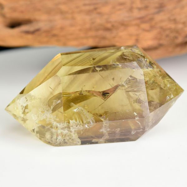 レインボーシトリン 虹入り シトリン 黄水晶 ダブルポイント DT ダブルターミネイテッド 両剣水晶 天然石 パワーストーン