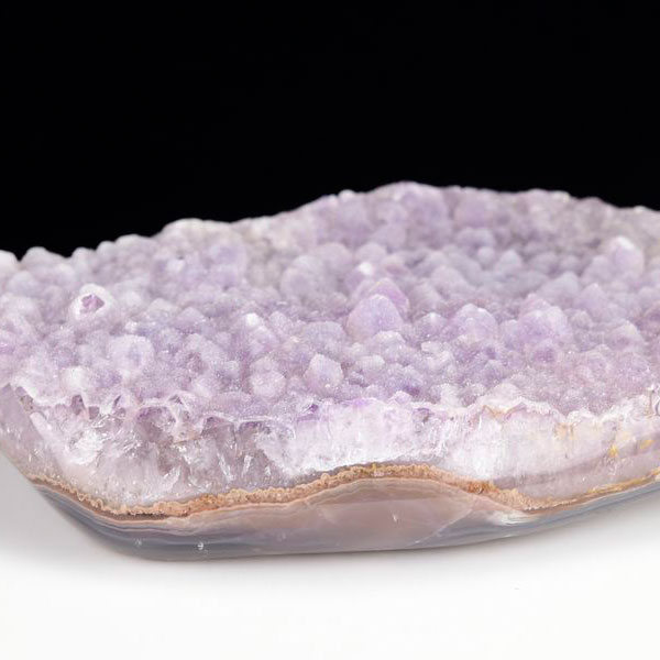 スノーキャップアメジスト シュガーアメジスト ドゥルージー アメジストクラスター 原石 ウルグアイ産 紫水晶 Snowcap Sugar Amethyst