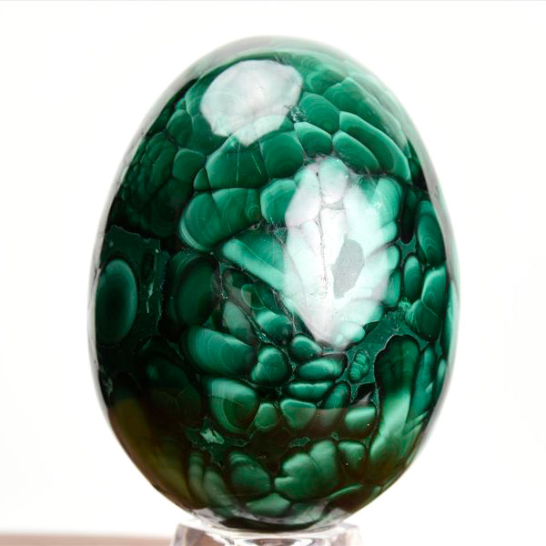 マラカイト　コンゴ産　孔雀石　卵型　エッグ　Malachite　置物　天然石　パワーストーン