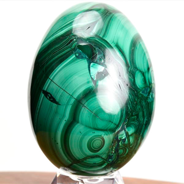 マラカイト　コンゴ産　孔雀石　卵型　エッグ　Malachite　置物　天然石　パワーストーン