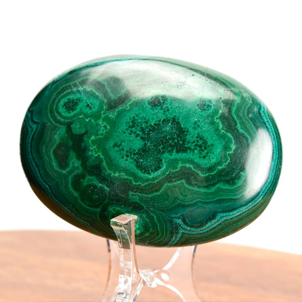 マラカイト　コンゴ産　孔雀石　Malachite　パームストーン　タンブル　置物　天然石　パワーストーン