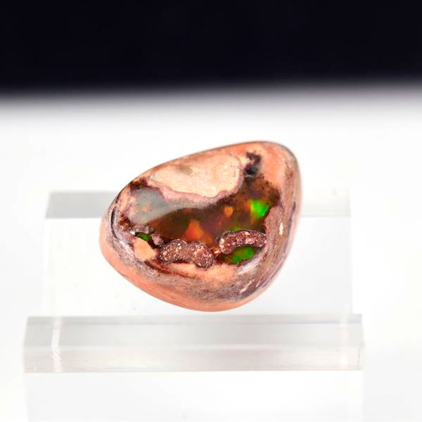 メキシコ産 カンテラオパール タンブル ルース プレシャスオパール 母岩オパール 遊色 Cantera Opal