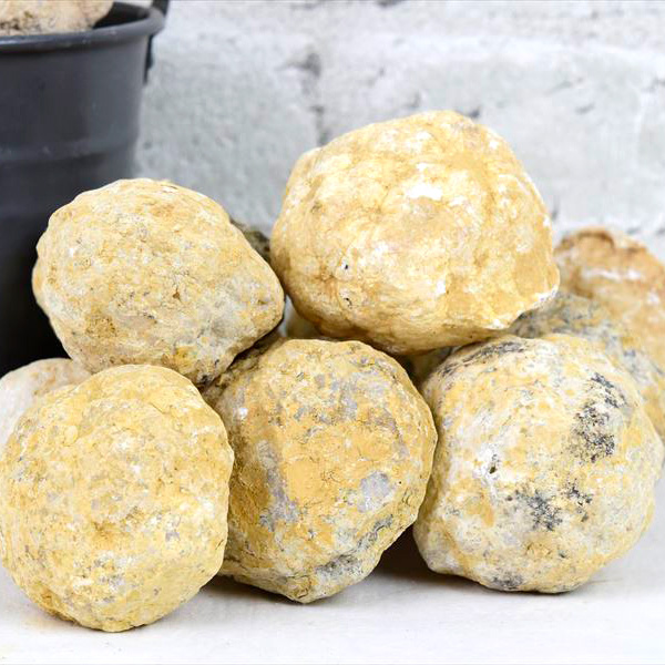 ジオード　割れてない　割れていない　水晶ジオード　晶洞　モロッコ産　割る前　ジオードクラッキング