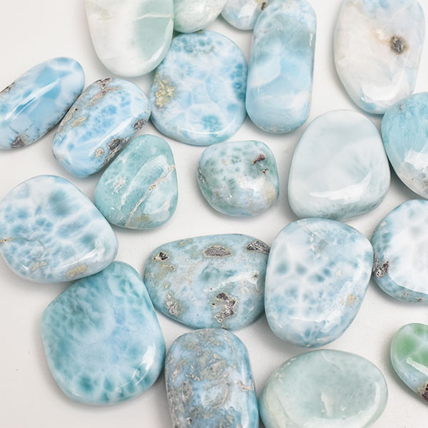 ラリマー　タンブル　詰め合わせ　さざれ　ヒーリングストーン　ブルーペクトライト　天然石　パワーストーン