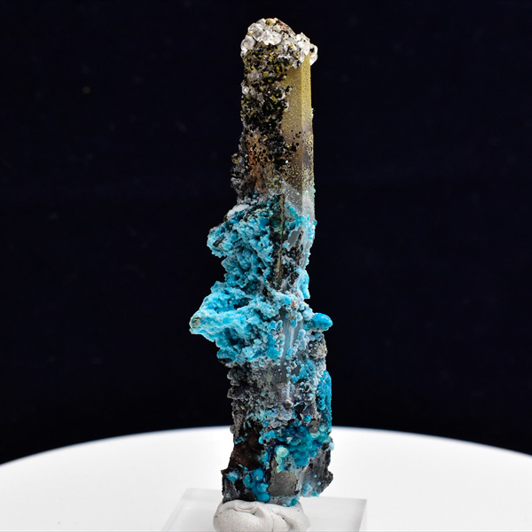 クリソコラクォーツ　chrysocolla with quartz　ペルー　テンタドラ　テンタドーラ　tentadora　原石　結晶　標本　天然石