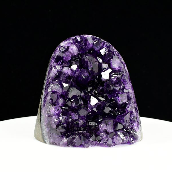 アメジストクラスター　紫水晶　カットベース　原石　置物　ウルグアイ産　浄化　魔除け
