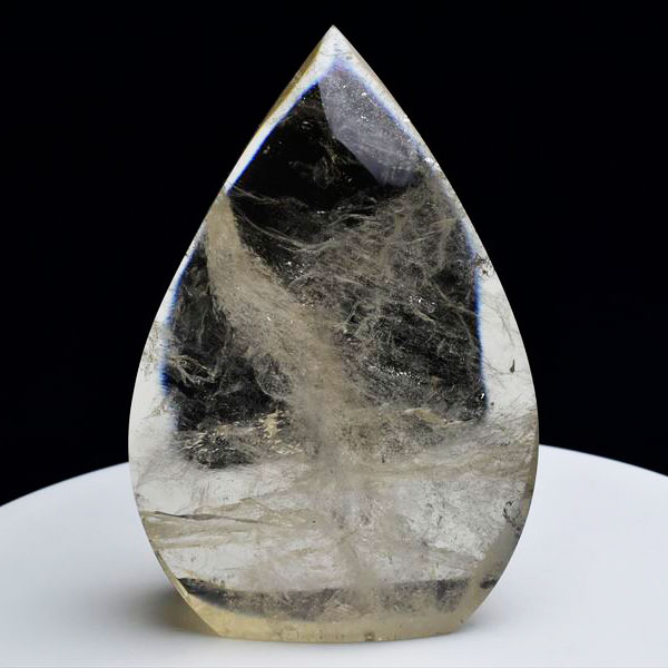 天然シトリン　ブラジル産　フレーム　炎　flame　ポリッシュ　置物　インテリア　金運　パワーストーン