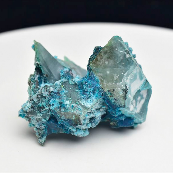 クリソコラクォーツ　chrysocolla with quartz　ペルー　テンタドラ　テンタドーラ　tentadora　原石　結晶　標本　天然石