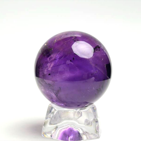 アメジスト　丸玉　置物　ファントムアメジスト　アメジストファントム　紫水晶　天然石　パワーストーン