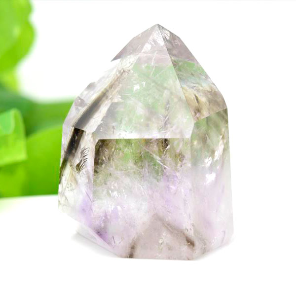 天然石アメジストのポイント 置物NO.062107 天然石アメジストの