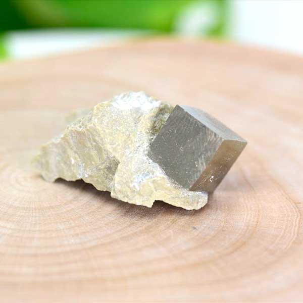 スペイン パイライト 黄鉄鉱 キューブパイライト キュービックパイライト パイライトキューブ Pyrite 母岩付き 原石