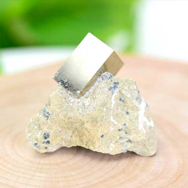 スペイン パイライト 黄鉄鉱 キューブパイライト キュービックパイライト パイライトキューブ Pyrite 母岩付き 原石