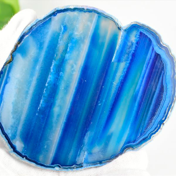 【天然石】ブルーメノー スライス置物　台座 天然石】ブルーメノー スライス置物台座