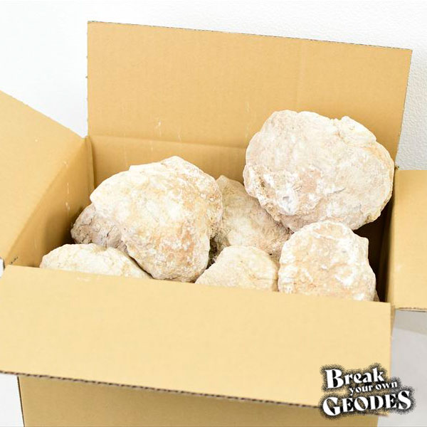 ジオード　大きめ　割れてない　割れていない　水晶ジオード　晶洞　モロッコ産　割る前　ジオードクラッキング