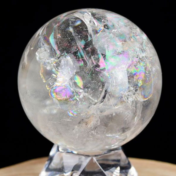 重さ 約1764g 丸玉 置物 球体 水晶丸玉 約370g No,933｜置物/彫り物