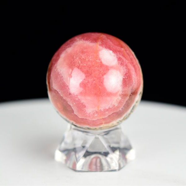 アルゼンチン産　インカローズ　丸玉　置物　ロードクロサイト　ピンク　恋愛運　愛情運　パワーストーン