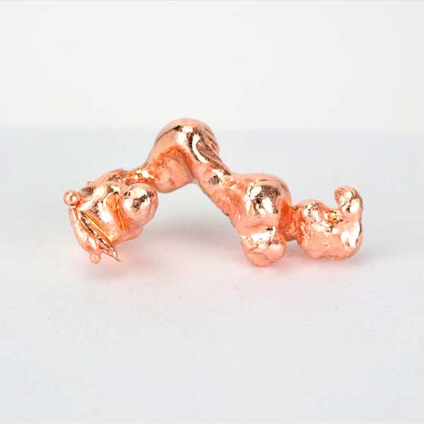 ミシガン州　自然銅　カッパー　コッパー　スカルプチャー　立体　原石　標本　Copper Sculpture