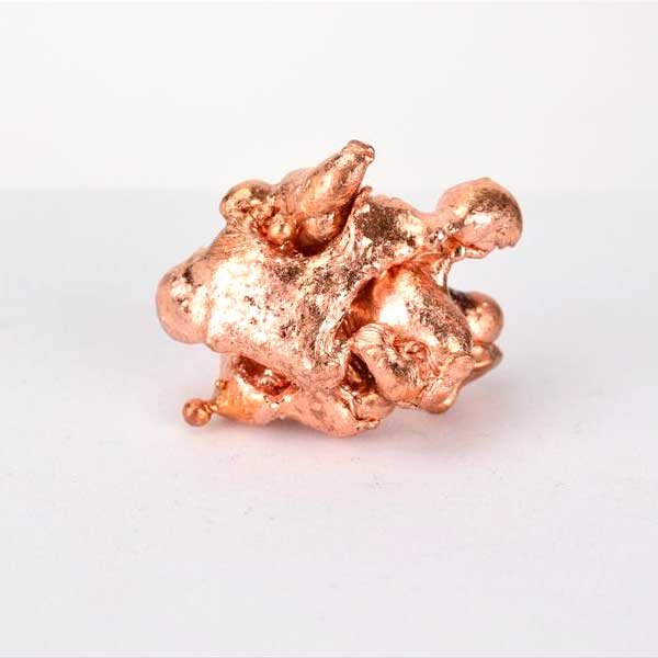 ミシガン州　自然銅　カッパー　コッパー　スカルプチャー　立体　原石　標本　Copper Sculpture