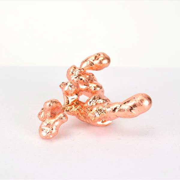 ミシガン州　自然銅　カッパー　コッパー　スカルプチャー　立体　原石　標本　Copper Sculpture