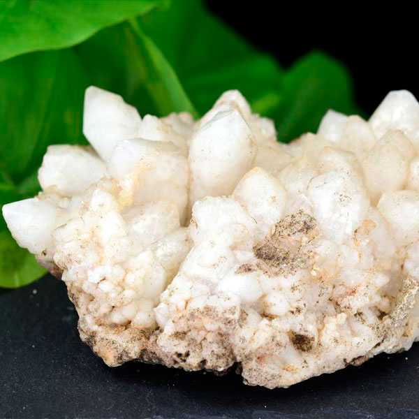 モロッコ産　フラワークォーツ　水晶　クラスター　原石　ジオード　天然石　パワーストーン