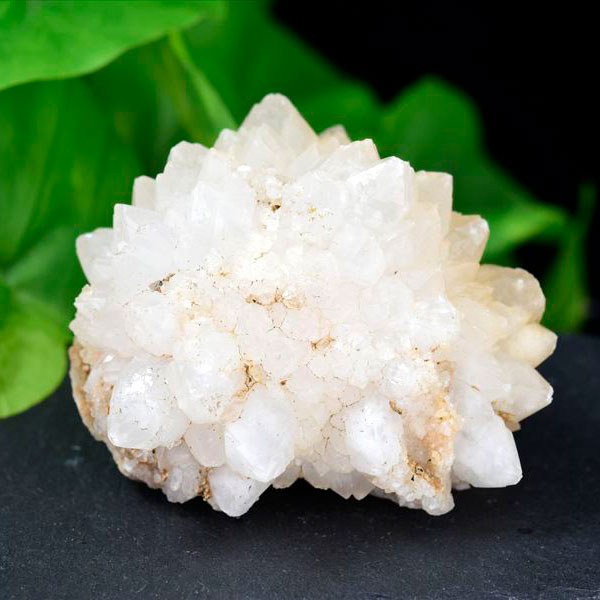 モロッコ産　フラワークォーツ　水晶　クラスター　原石　ジオード　天然石　パワーストーン