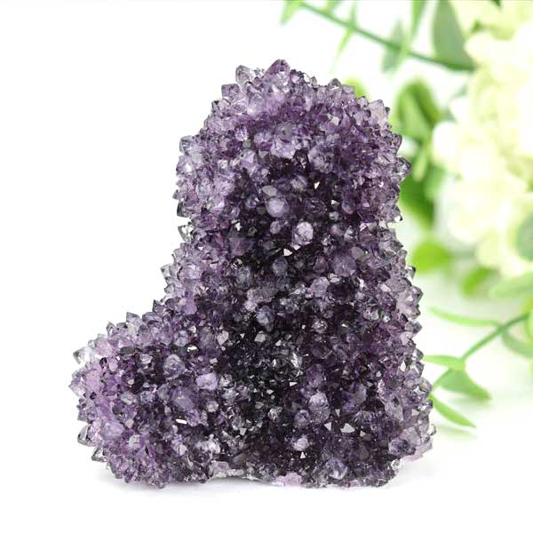 ウルグアイ産 アメジストクラスター スタラクタイト アメジスト 結晶 原石 フラワーアメジスト Stalactite Amethyst