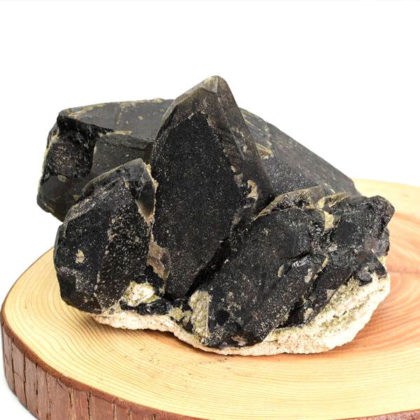 黒水晶　モリオン　原石　結晶　山東省　五蓮　浄化　魔除け　厄除け　お守り　天然石　パワーストーン