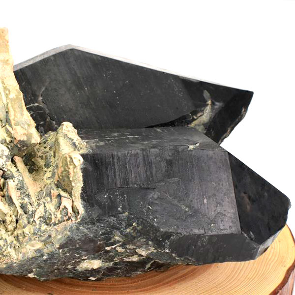 黒水晶　モリオン　原石　結晶　山東省　五蓮　浄化　魔除け　厄除け　お守り　天然石　パワーストーン