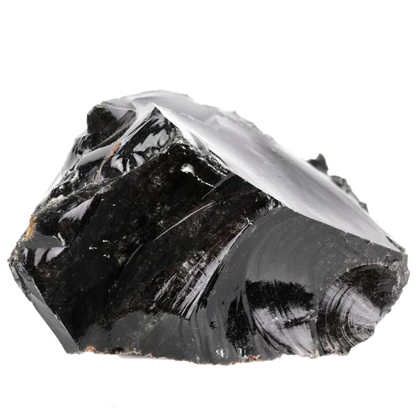 メキシコ産 オブシディアン 黒曜石 Obsidian ラフカット 原石 未加工 非研磨 天然石