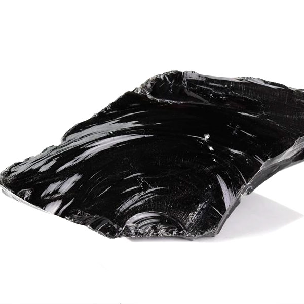 メキシコ産 オブシディアン 黒曜石 Obsidian ラフカット 原石 未加工 非研磨 天然石