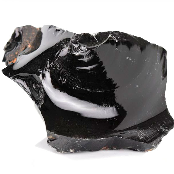 メキシコ産 オブシディアン 黒曜石 Obsidian ラフカット 原石 未加工 非研磨 天然石