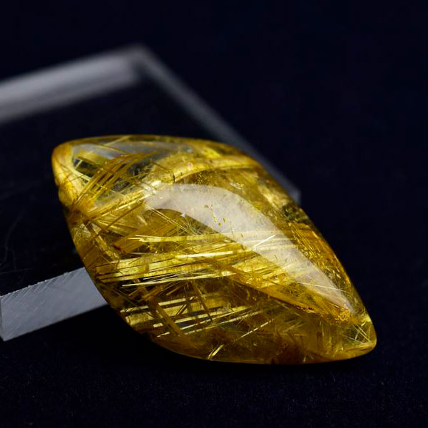 ゴールドルチル　金針水晶　ルチルクォーツ　タイチンルチル　ルース　タンブル　天然石　パワーストーン