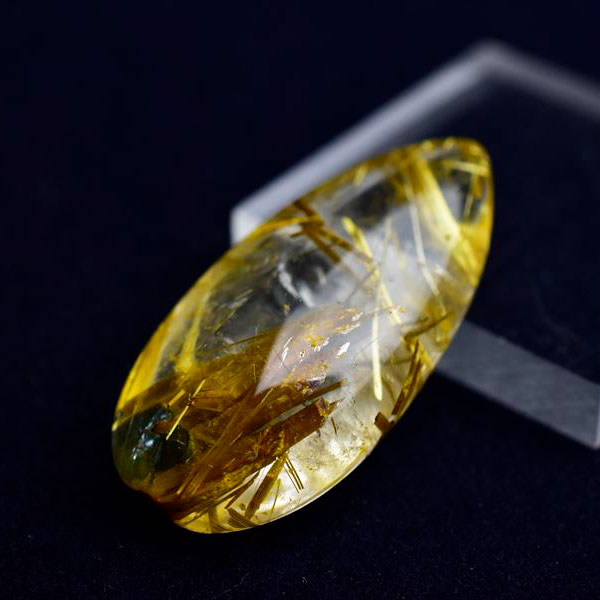 ゴールドルチル　金針水晶　ルチルクォーツ　タイチンルチル　ルース　タンブル　天然石　パワーストーン