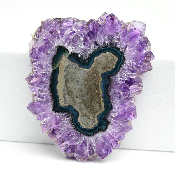 ウルグアイ産　アメジスト　フラワーアメジスト　スタラクタイト　スライス　紫水晶　stalactite amethyst