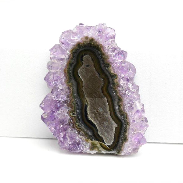 ウルグアイ産　アメジスト　フラワーアメジスト　スタラクタイト　スライス　紫水晶　stalactite amethyst