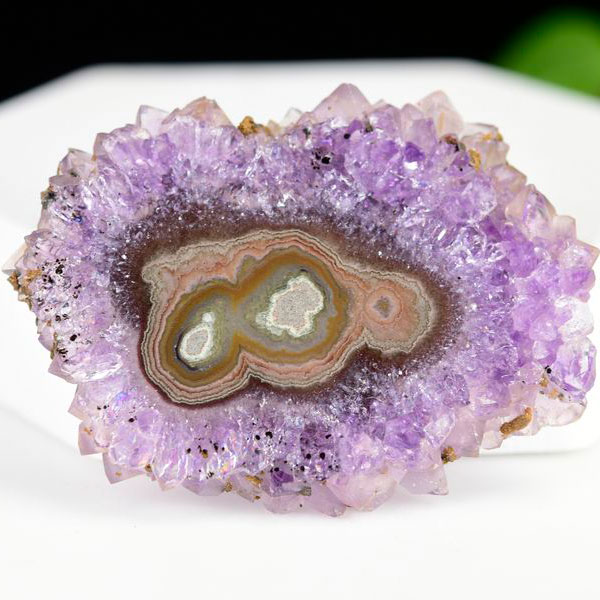 ウルグアイ産 アメジスト フラワーアメジスト スライス プレート スタラクタイトアメジスト 紫水晶 stalactite amethyst 結晶