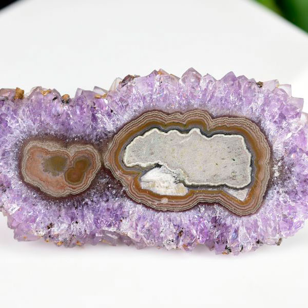 ウルグアイ産 アメジスト フラワーアメジスト スライス プレート スタラクタイトアメジスト 紫水晶 stalactite amethyst 結晶