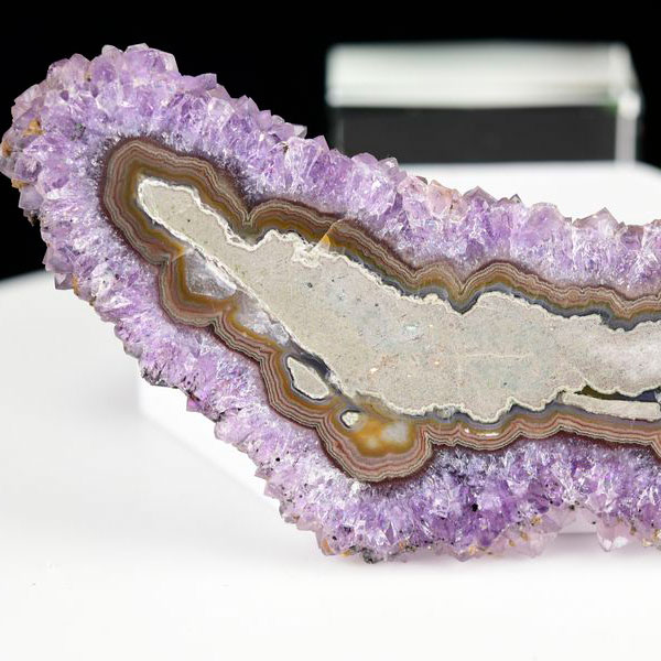 ウルグアイ産 アメジスト フラワーアメジスト スライス プレート スタラクタイトアメジスト 紫水晶 stalactite amethyst 結晶
