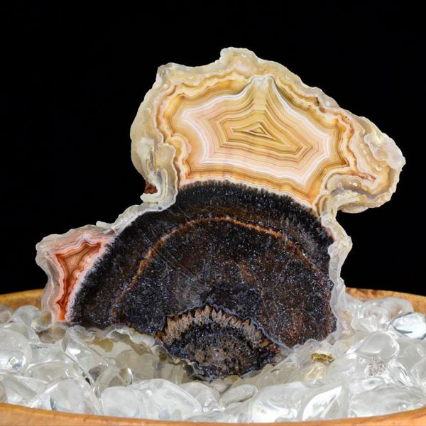 メキシコ産　ラグナアゲート　laguna agate　瑪瑙　アゲート　天然石　パワーストーン　