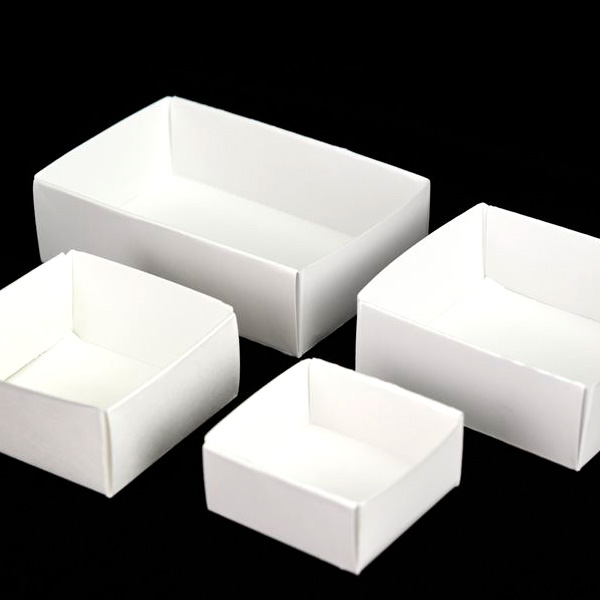 小分け　ミニボックス　白箱　紙箱　鉱物　天然石　コレクション　収納　折りたたみ　保管箱　マルシェ　イベント　展示