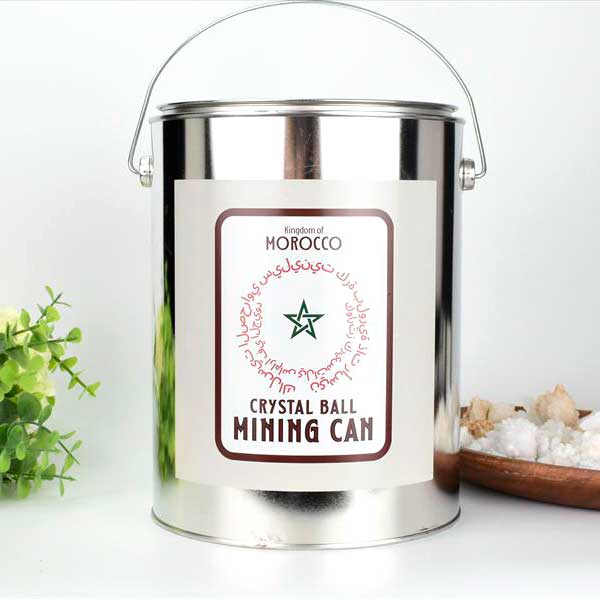 金平糖水晶　ジオードボール　モロッコ産水晶　水晶クラスター　鉱物　原石　採掘セット　体験セット　天然石