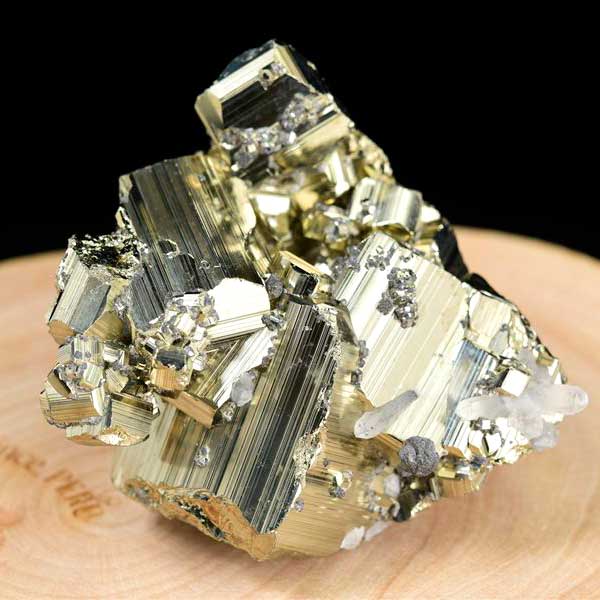 パイライト　原石　黄鉄鉱　結晶　鉱物　ペルー　ワンサラ　pyrite　Huanzala　天然石　パワーストーン