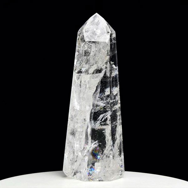 水晶ポイント　大きめ　六角柱　ブラジル　セントセ産　天然水晶　原石　置物　インテリア　浄化　天然石　パワーストーン