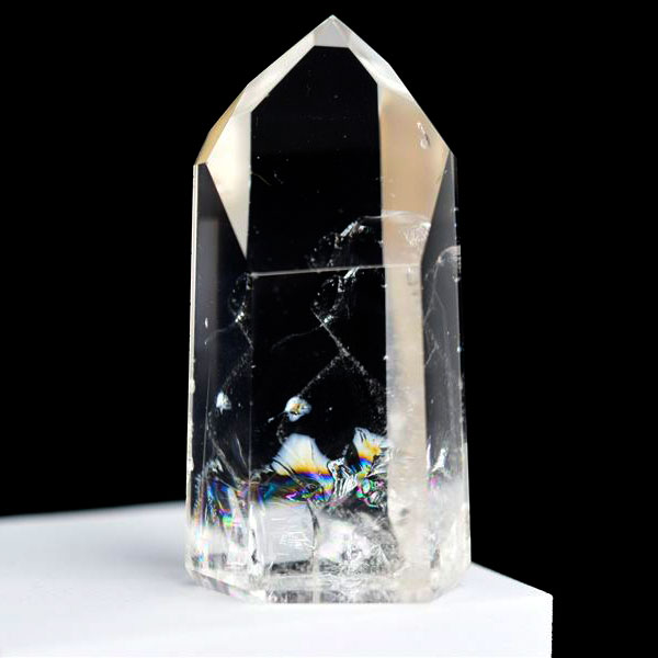 水晶ポイント　六角柱　ブラジル　ポンペウ産　天然水晶　原石　置物　インテリア　浄化　天然石　パワーストーン