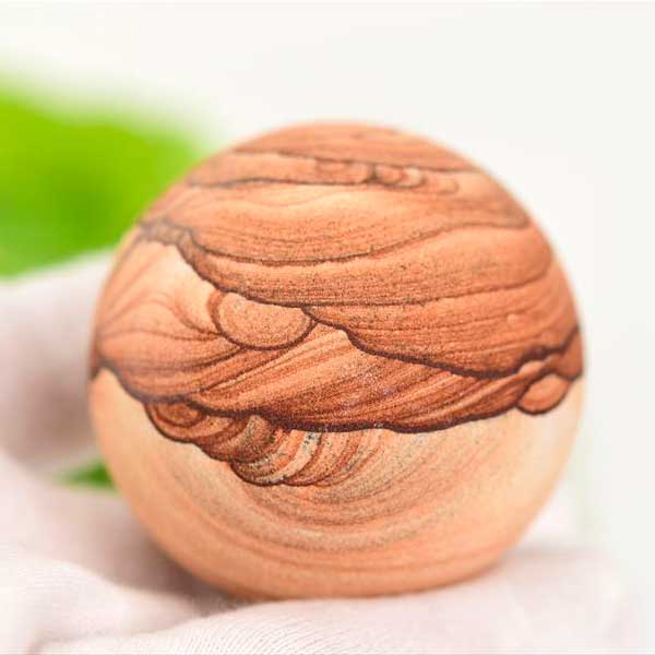 サンドストーン　ナバホストーン　丸玉　スフィア　置物　アリゾナ　アンテロープキャニオン　天然石　パワーストーン