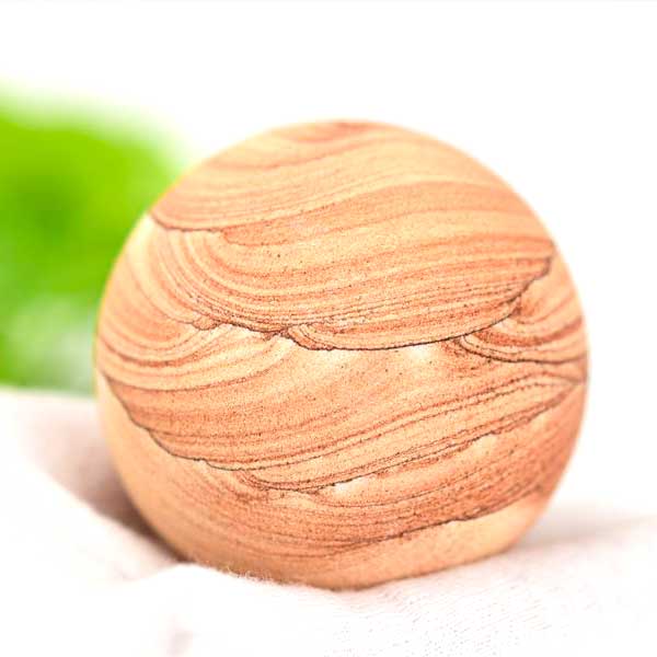 サンドストーン　ナバホストーン　丸玉　スフィア　置物　アリゾナ　アンテロープキャニオン　天然石　パワーストーン